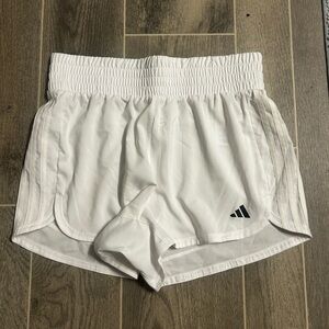 Adidas Women's White Athletic Shorts
